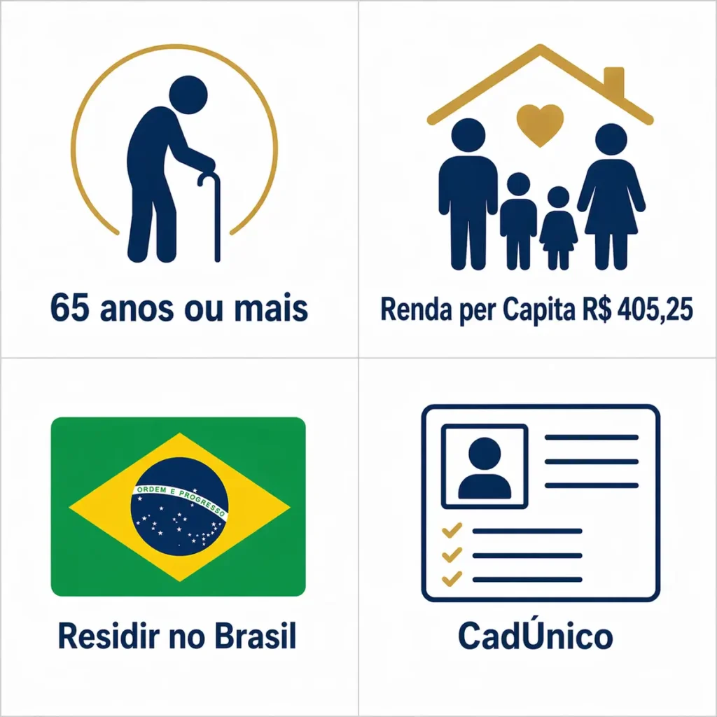 requisitos do bpc idoso em 2026 idade renda cadunico